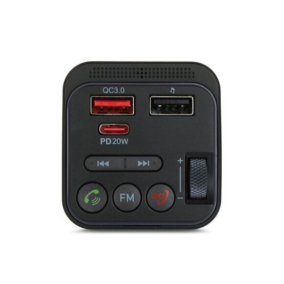 Open Box - Monster - FM Transmitter 20W USB-C Charging 3D Surro Black - Picture 4 of 4